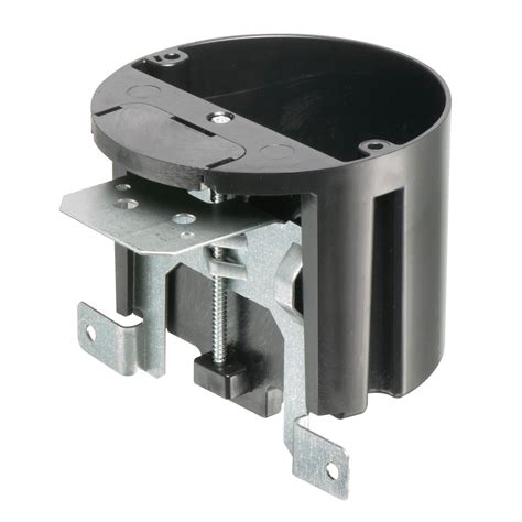 adjustable depth round electrical box|adjustable electrical outlet box.